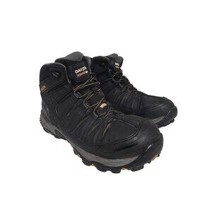 Dakota Men's 6" 2301 Aluminum Toe Comp. Plate WP Work Boots Black Size 9.5W/L
